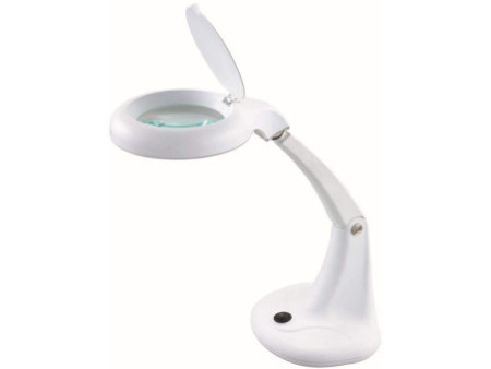UNiLUX Lampe loupe à LED MINI ZOOM, avec 2 lentilles, blanc