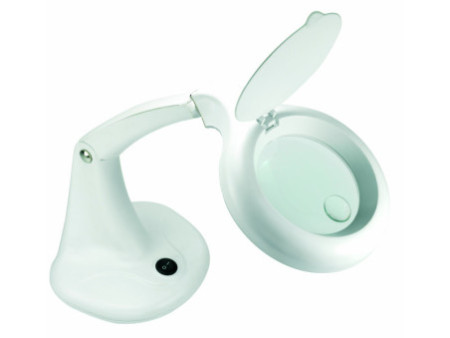 UNiLUX Lampe loupe à LED MINI ZOOM, avec 2 lentilles, blanc