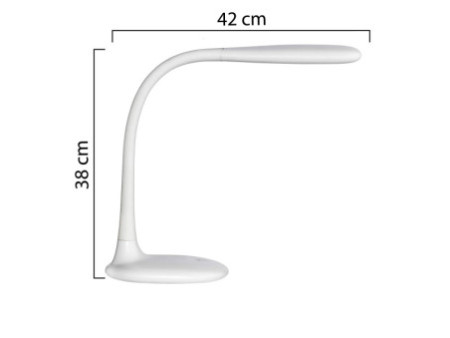 UNiLUX Lampe de bureau à LED LUCY, blanc