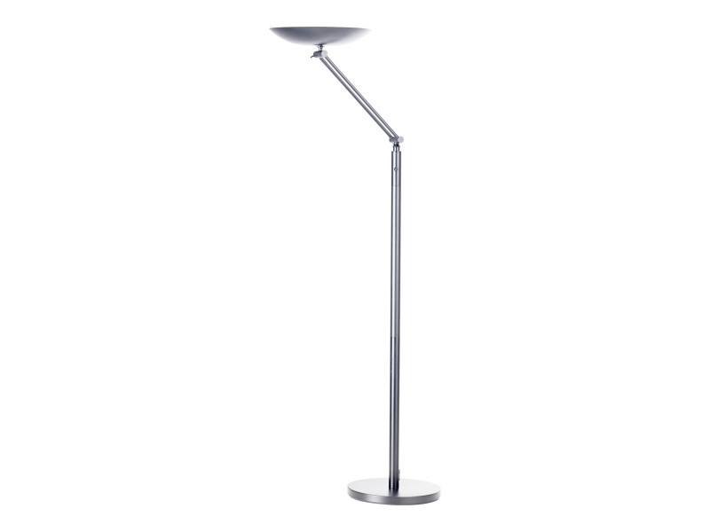 UNiLUX Lampadaire à LED VARIALUX, couleur: gris métallisé