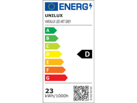 UNiLUX Lampadaire à LED VARIALUX, couleur: gris métallisé