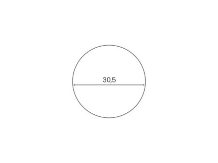 UNiLUX Horloge murale à quartz 'ARIA', diamètre: 305 mm