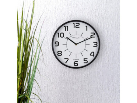UNiLUX Horloge à quartz 'POP', diamètre: 300 mm, noir