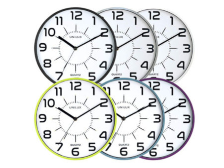 UNiLUX Horloge à quartz 'POP', diamètre: 300 mm, bleu