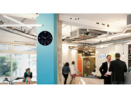 UNiLUX Horloge murale à quartz 'ON TIME', diamètre: 305 mm