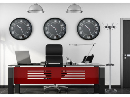 UNiLUX Horloge murale à quartz 'MEGA', diamètre: 600 mm