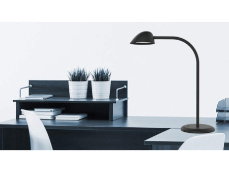 UNiLUX Lampe de bureau à LED EASY, noir