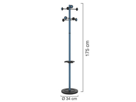 UNiLUX Portemanteau sur pied ACCUEIL, hauteur: 1.750 mm