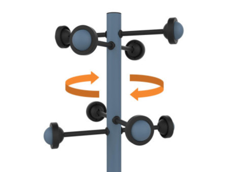 UNiLUX Portemanteau sur pied ACCUEIL, hauteur: 1.750 mm