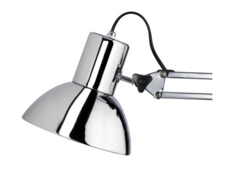 UNiLUX Lampe de bureau à LED SUCCESS 80, pince/socle, chrome