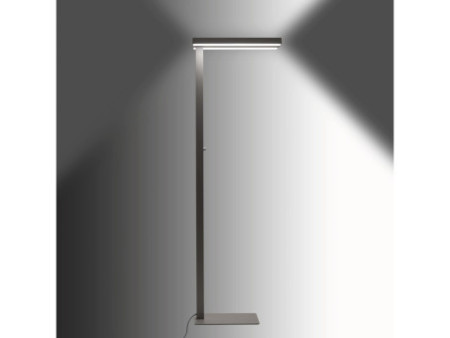UNiLUX Lampadaire à LED LIXUS, couleur: argent