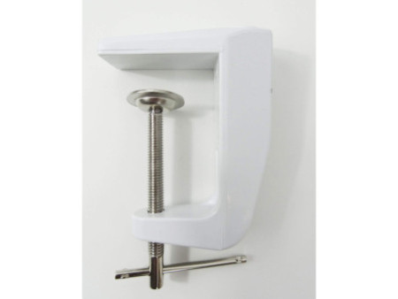 UNiLUX Lampe loupe à LED ZOOM, avec pince de table, blanc