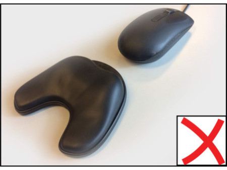 UNiLUX Repose-poignet ergonomique ROLLING, noir