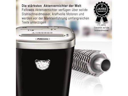 Fellowes destructeur de documents Powershred 53C, noir,coupe