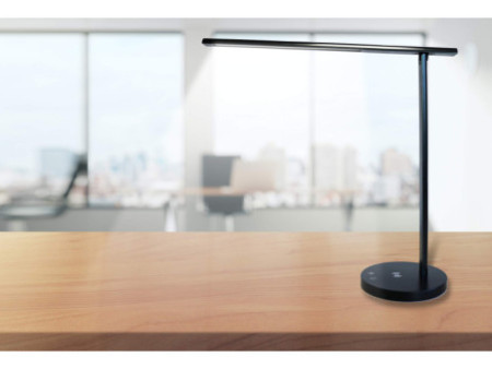 UNiLUX Lampe de bureau à LED DIVA, dimmable, noir