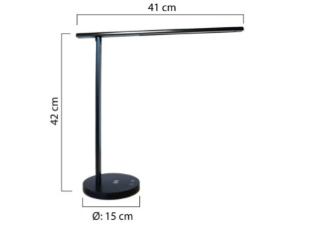 UNiLUX Lampe de bureau à LED DIVA, dimmable, noir
