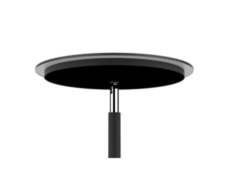UNiLUX Lampadaire à LED LEDDY, dimmable, noir