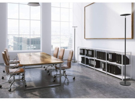 UNiLUX Lampadaire à LED LEDDY, dimmable, noir