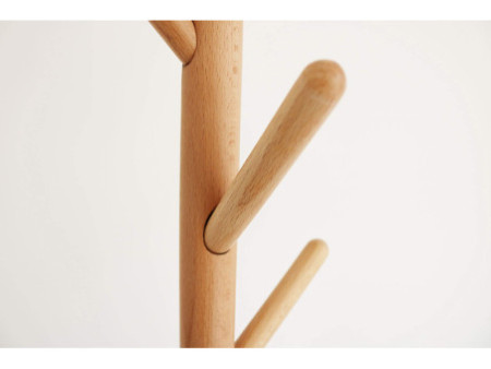 UNiLUX Porte-manteau MIKADO, 8 patères, bois de hêtre