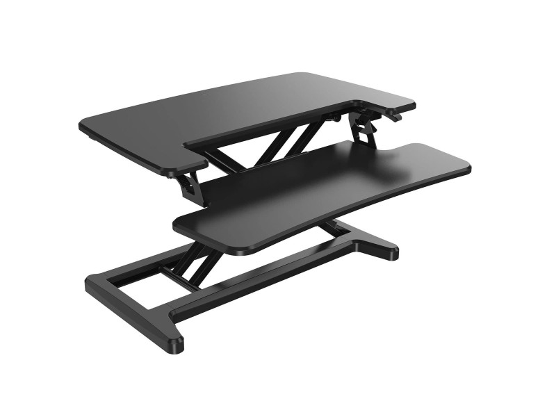 UNiLUX Poste de travail assis-debout ERGO DESK 2, noir