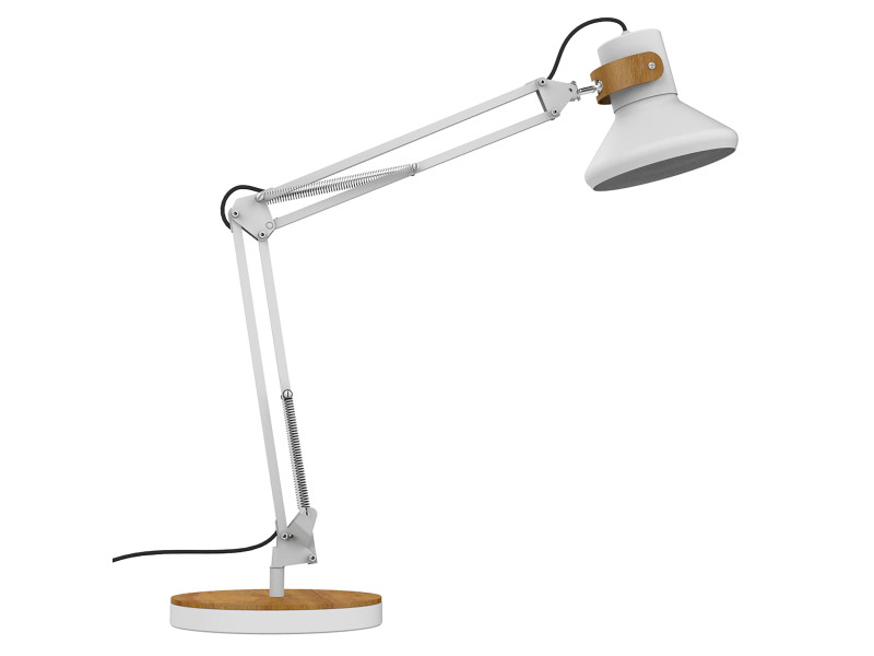 UNILUX Lampe de bureau à LED BAYA BAMBOO, blanc - bambou