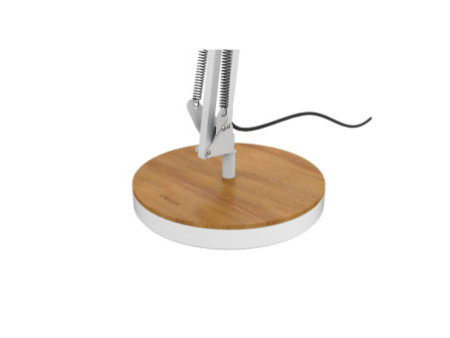 UNILUX Lampe de bureau à LED BAYA BAMBOO, blanc - bambou