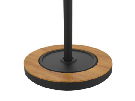 UNiLUX Porte-manteau BORA BAMBOO, noir-bambou