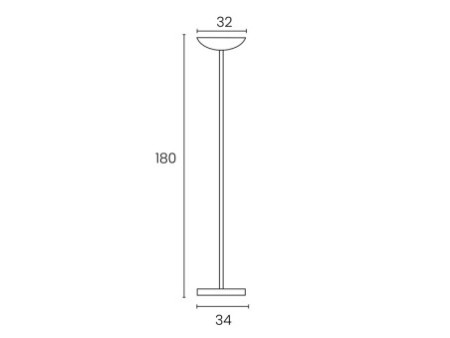 UNiLUX Lampadaire à LED BALY BAMBOO, dimmable, noir-bambou