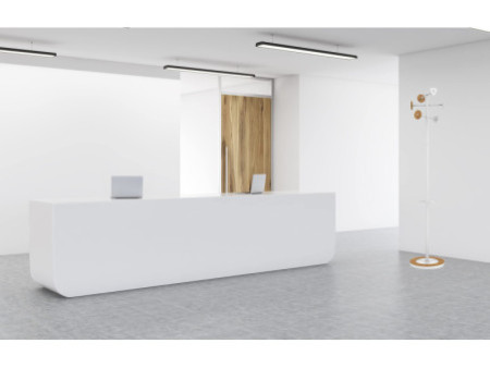 UNiLUX Porte-manteau BORA BAMBOO, blanc-bambou
