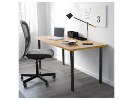 UNiLUX Lampe de bureau à LED VICKY, dimmable, hêtre/noir