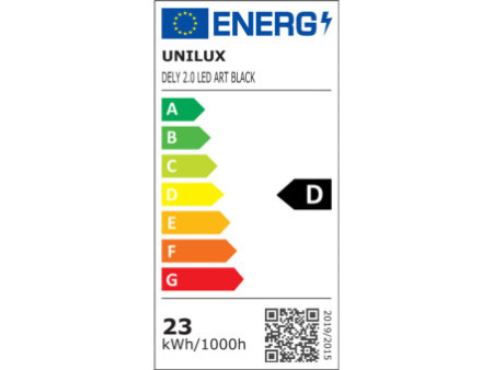UNiLUX Lampadaire à LED DELY 2.0 ARTICULATED, noir