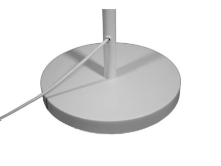 UNiLUX Lampadaire à LED SPOTY, hauteur: 1600 mm, blanc