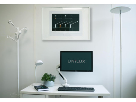 UNiLUX Lampadaire à LED LEDDY, hauteur: 1.800 mm, blanc