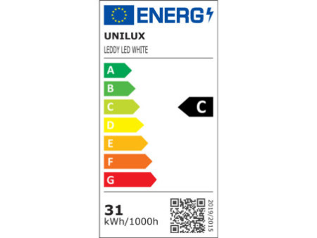 UNiLUX Lampadaire à LED LEDDY, hauteur: 1.800 mm, blanc