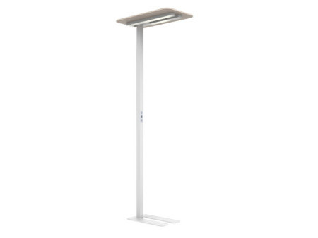 UNiLUX Lampadaire à LED NEXUS, avec plaque de feutre, blanc