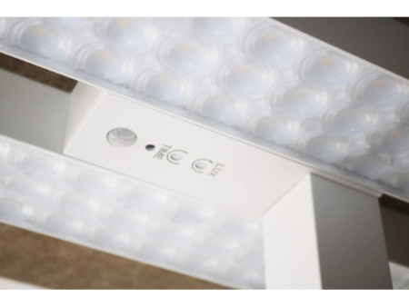 UNiLUX Lampadaire à LED NEXUS, avec plaque de feutre, blanc