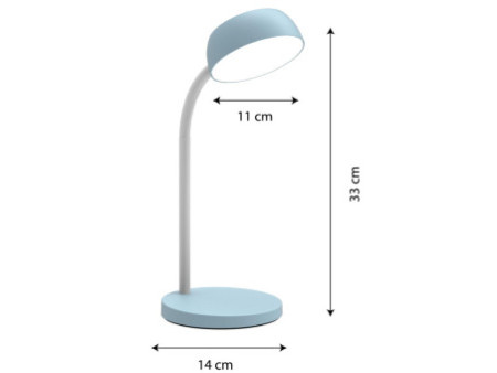 UNiLUX Lampe de bureau à LED TAMY, bleu