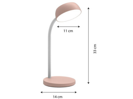 UNiLUX Lampe de bureau à LED TAMY, rose
