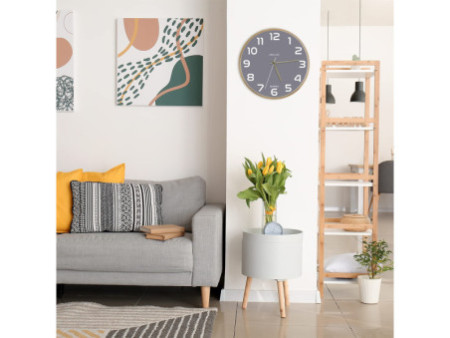 UNiLUX Horloge murale à quartz 'BALTIC', gris