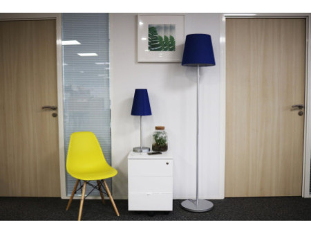 UNiLUX Lampadaire à LED AMBIANCE 2.0, hauteur: 1,55 m, bleu