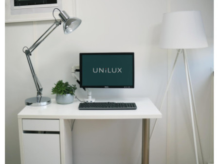 UNiLUX Lampadaire à LED ARKA, hauteur: 1,50 m, blanc