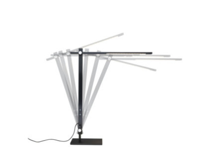 UNILUX Lampe LED de bureau LUMILIGHT, socle, noir
