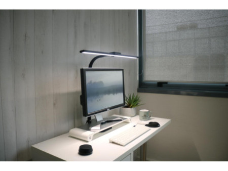 UNiLUX Lampe de bureau à LED STRATA BASE, pied, noir