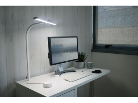 UNiLUX Lampe de bureau à LED STRATA BASE, pied, blanc