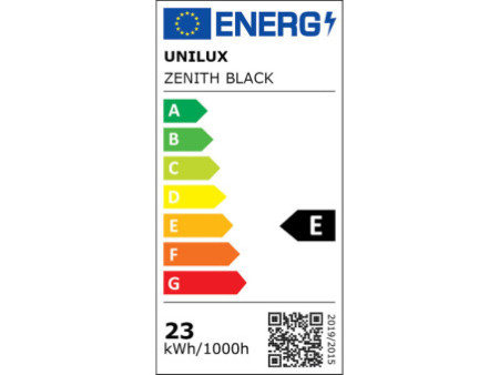 UNiLUX Lampe de bureau à LED ZENITH, pince, noir