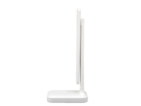 UNiLUX Lampe de bureau à LED et batterie KAPA, pied, blanc