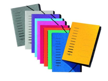 PAGNA Trieur 'Sorting File', 7 compartiments, rouge