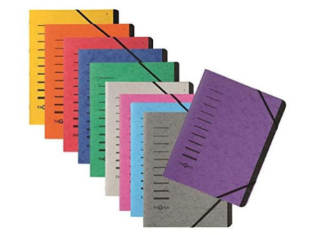 PAGNA Trieur 'Sorting File', 7 compartiments, rouge