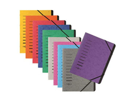 PAGNA Trieur 'Sorting File', 7 compartiments, rose foncé