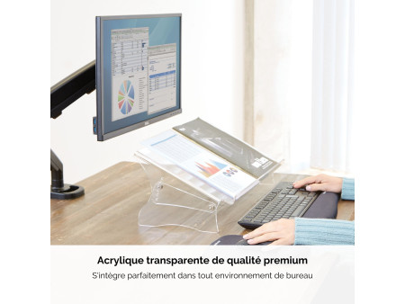 Fellowes Porte-document Clarity Series, en acrylique